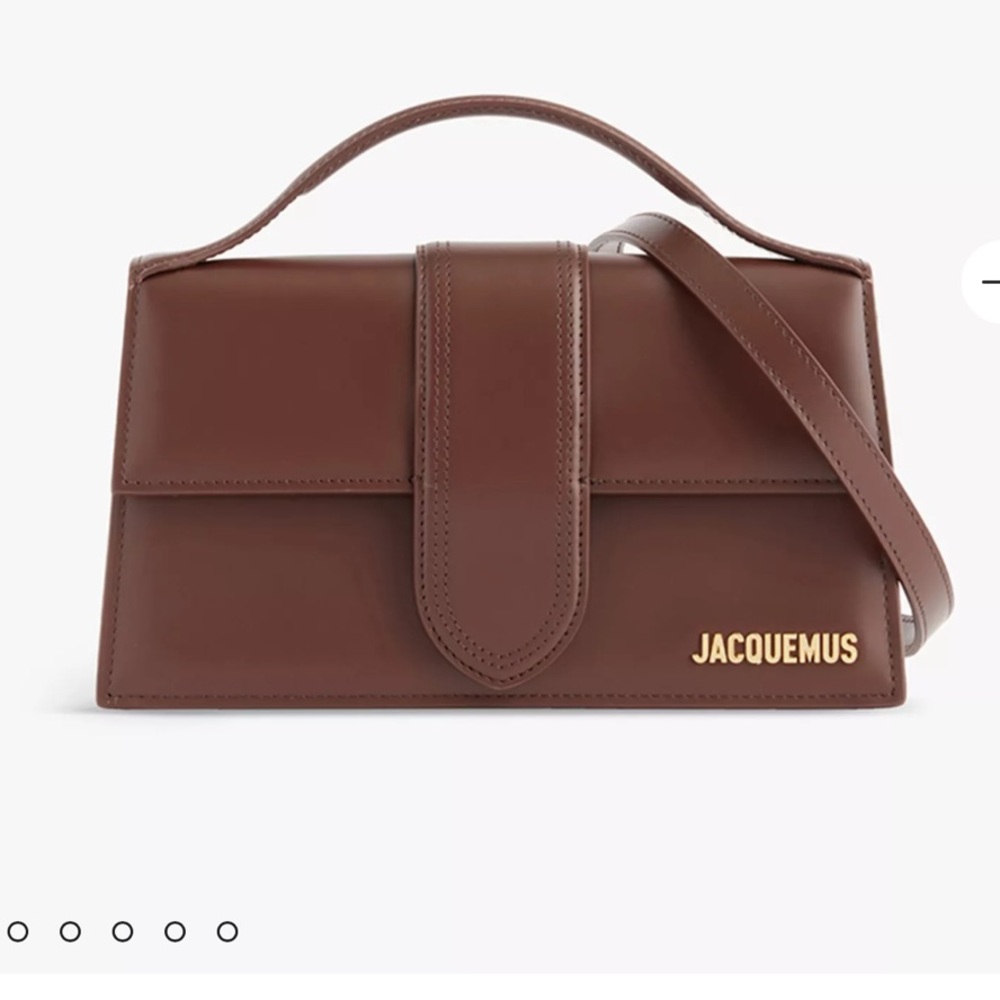 Jacquemus Brown Leather Flap Handbag